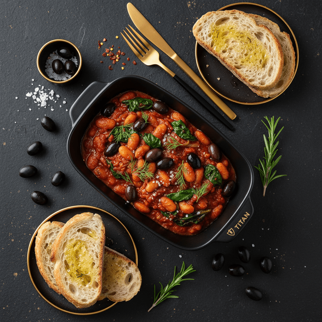 TITAN Greek Vegan Gigantes Beans & Spinach Lunch Bowl