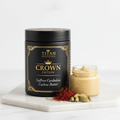 Crown Edition Saffron Cardamom Cashew Protein Butter — matte black Crown Edition jar