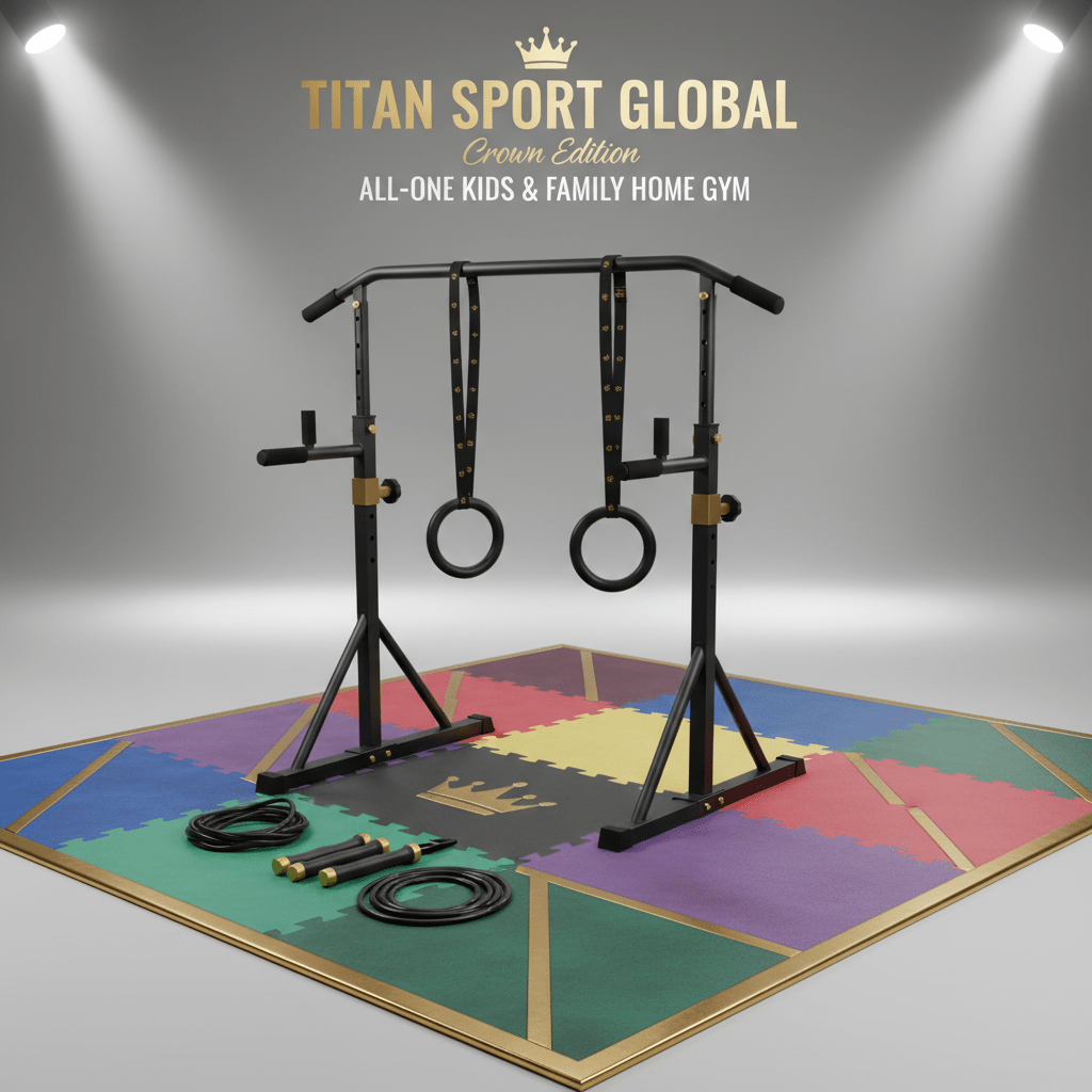 TITAN All-In-One Kids & Family Home Gym Set Crown Edition