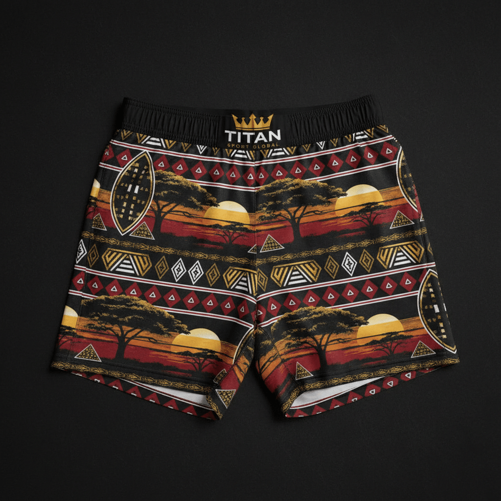 TITAN Zulu Beadwork Training Shorts Crown Edition