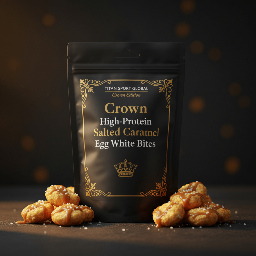 Crown High-Protein Salted Caramel Egg White Bites - TITAN SPORT GLOBAL