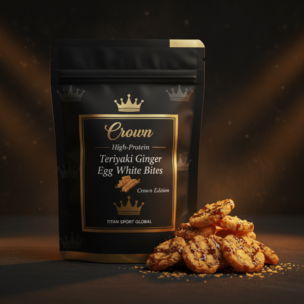 Crown High-Protein Teriyaki Ginger Egg White Bites - TITAN SPORT GLOBAL