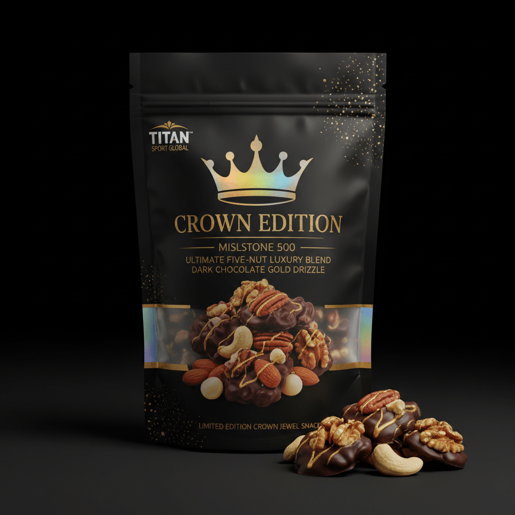 Crown Edition 500 Series Ultimate Five-Nut Dark Chocolate Clusters