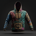TITAN Premium Cut & Sew Hoodie - Crown Edition Tattoo Art