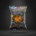 TITAN Protein Chips Sea Salt — Crown Edition bold tattoo-style artwork