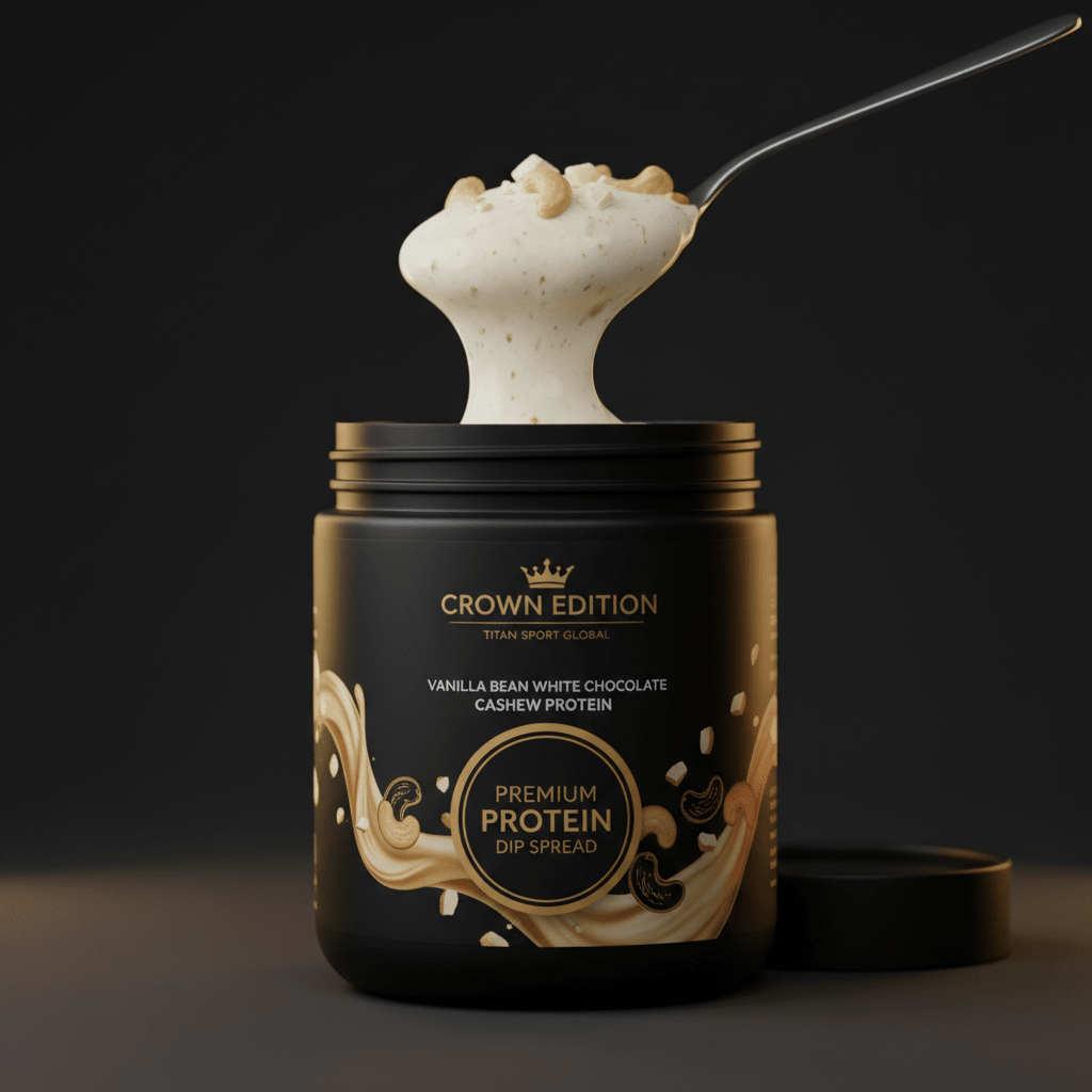 Crown High-Protein Vanilla Bean White Chocolate Cashew Dip