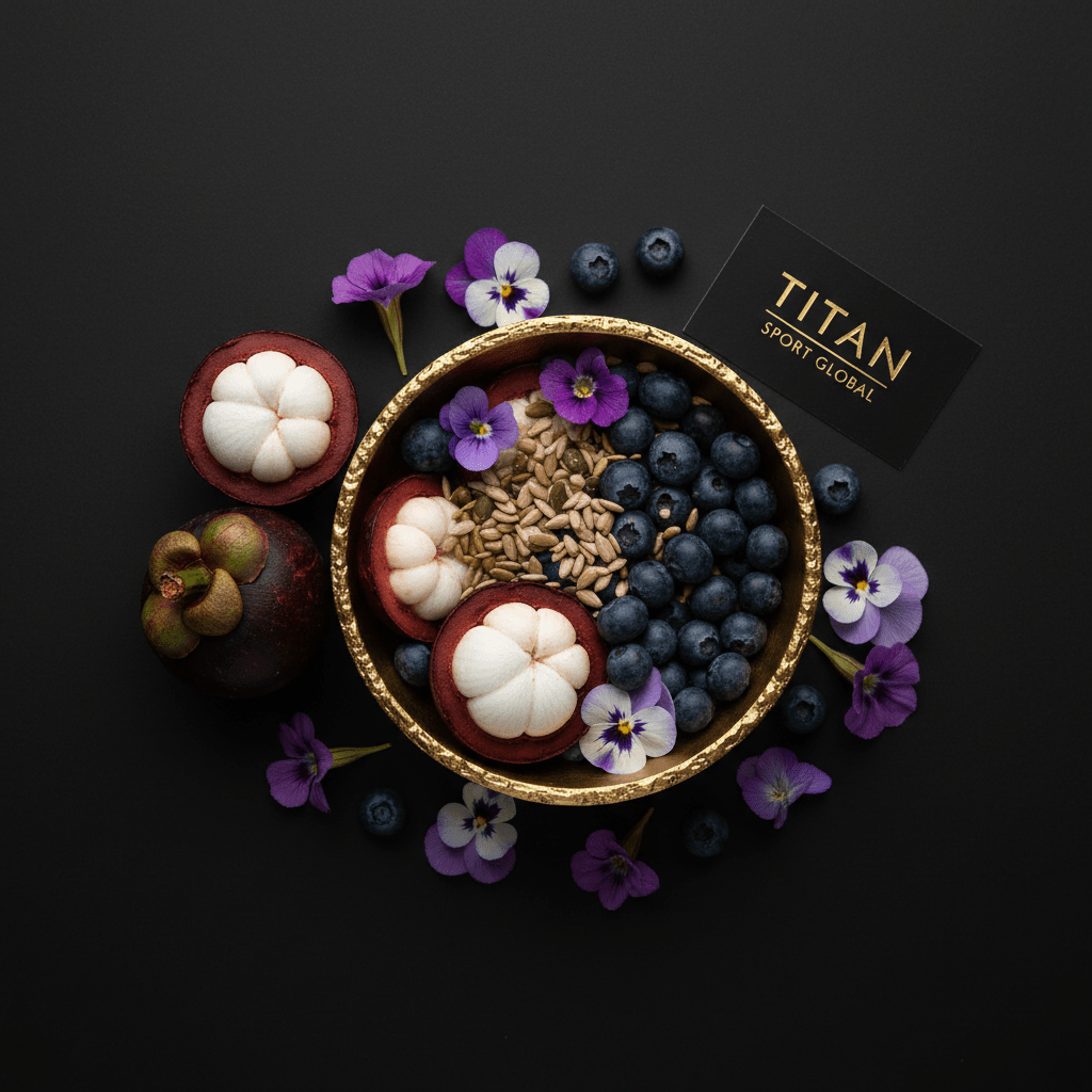 TITAN Mangosteen Antioxidant Crown Bowl - High-Protein High-Fiber Fruit Meal Plan