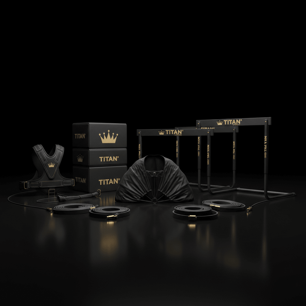 TITAN All-In-One Sprinter's Explosive Speed Home Gym Kit — Crown Edition
