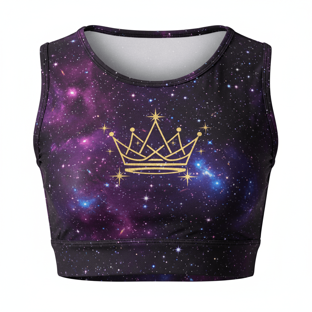 TITAN Galaxy Crown Women’s Crop Top — Crown SWAG Edition