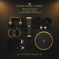 TITAN All-In-One Home Gym for Desk Workers & Office Athletes Crown Edition