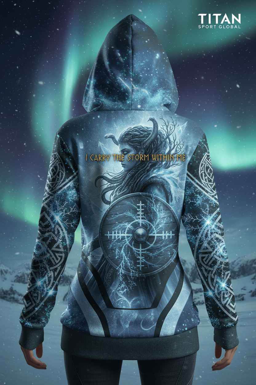 Viking Shield Maiden Hoodie — Women's Warrior Drop