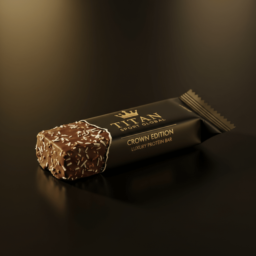 TITAN Crown Dark Chocolate Toasted Coconut Protein Bar - Crown Edition