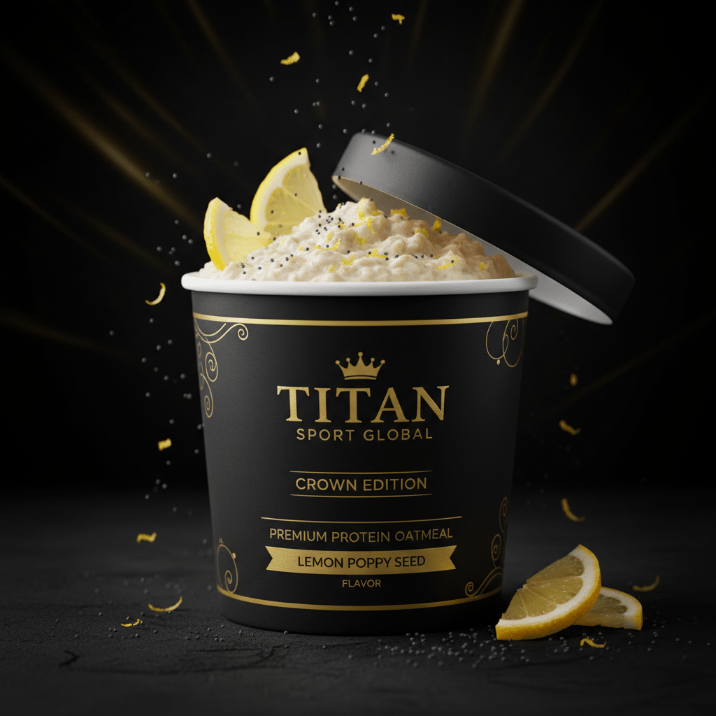 Crown High-Protein Lemon Poppy Seed Oatmeal Cup