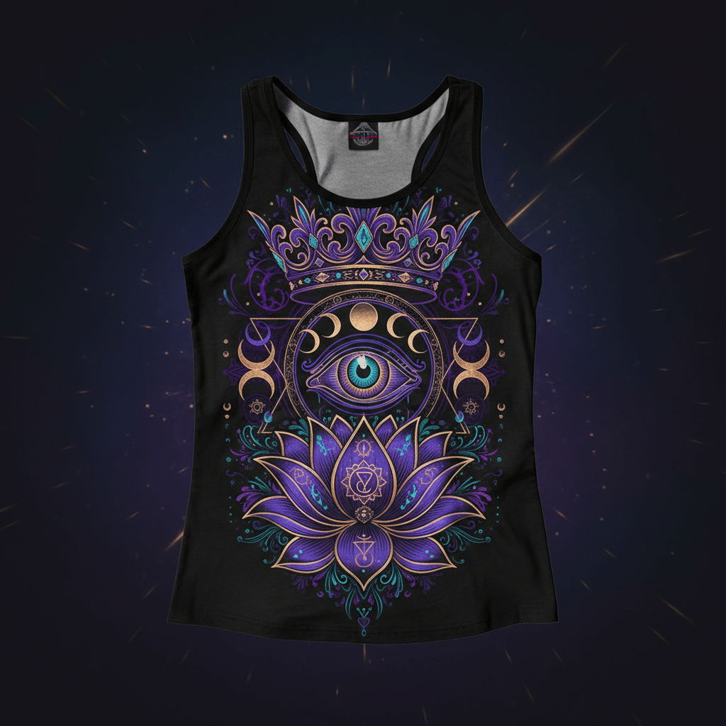 TITAN Plus Women's Sacred Geometry Tank — Spiritual Crown Edition sizes 1X–5X
