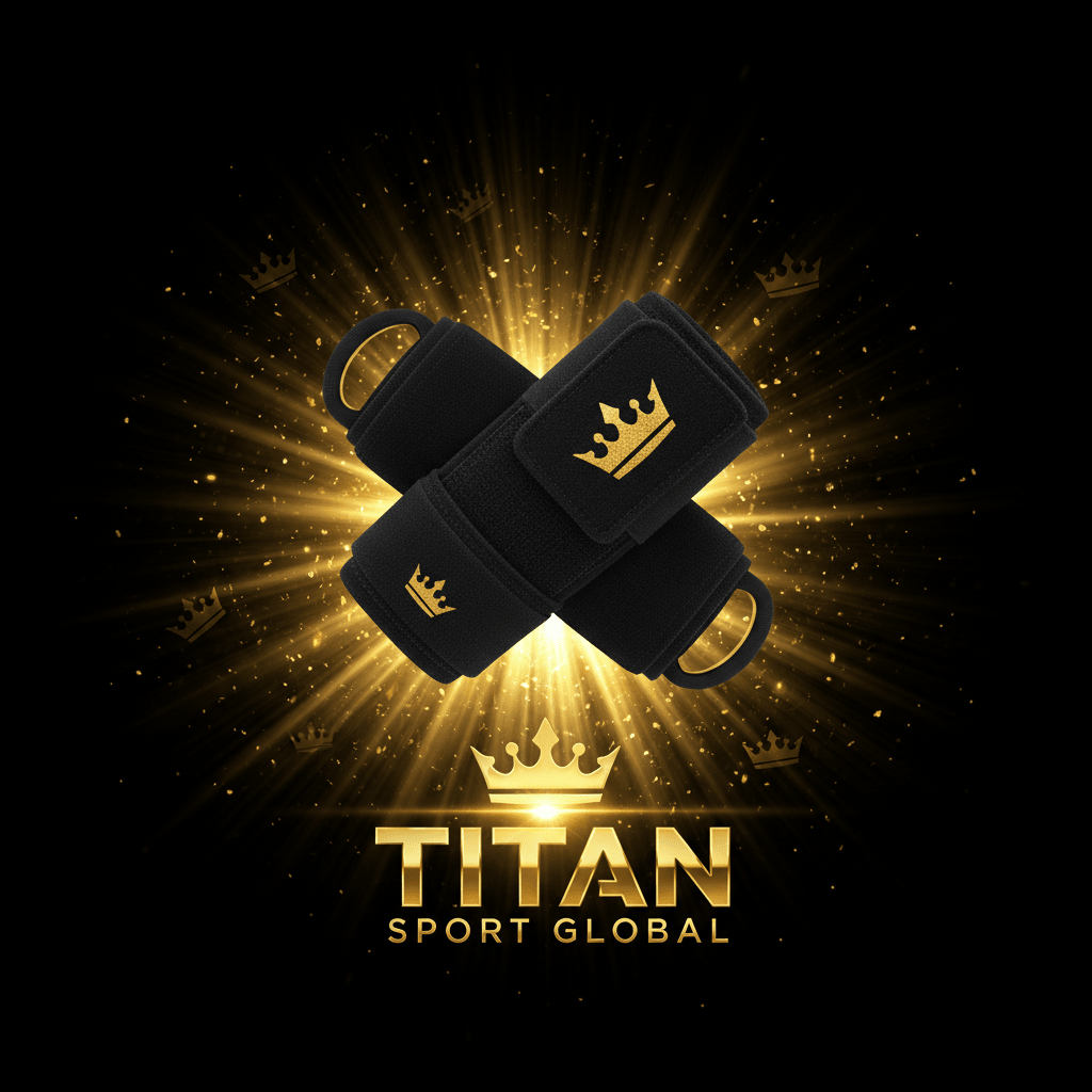 TITAN SPORT GLOBAL pro wrist wraps 18 inch stiff competition grade pair