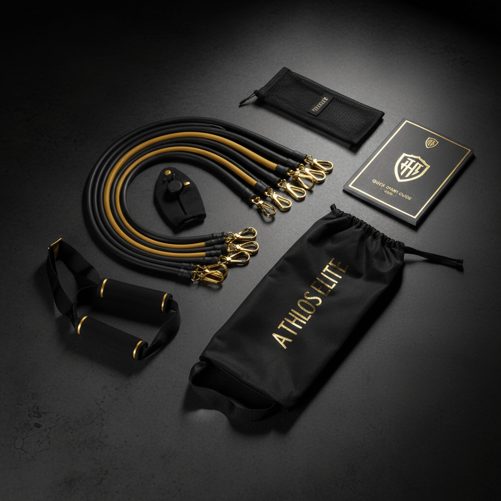 TITAN Resistance Bands Full Home Gym Kit Crown SWAG Edition complete set