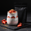 TITAN Protein Chia Pudding Kit – Strawberry Coconut, premium product photography