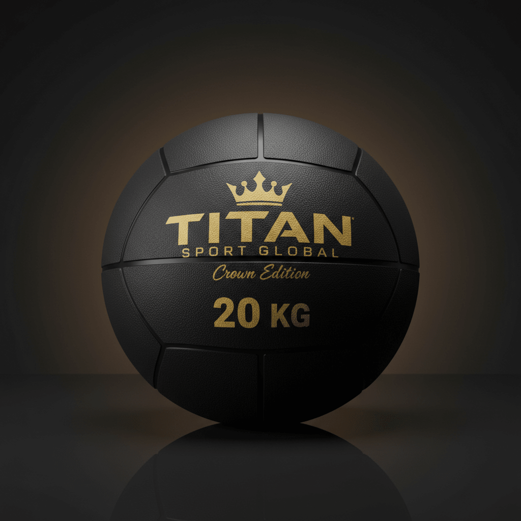 TITAN Crown Edition Slam Ball matte black gold