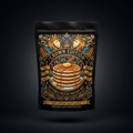 TITAN Protein Pancake Mix Buttermilk — Crown Edition bold tattoo-style artwork