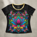 TITAN Plus Women's Lotus Mandala Tee — Inclusive Crown Edition