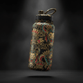 TITAN Printed Water Bottle - Black & Gold Crown Edition