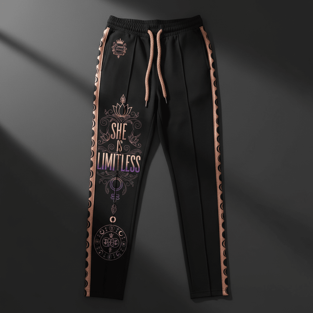 TITAN Women's Elite Spiritual Tracksuit Pants SHE IS LIMITLESS Crown Edition