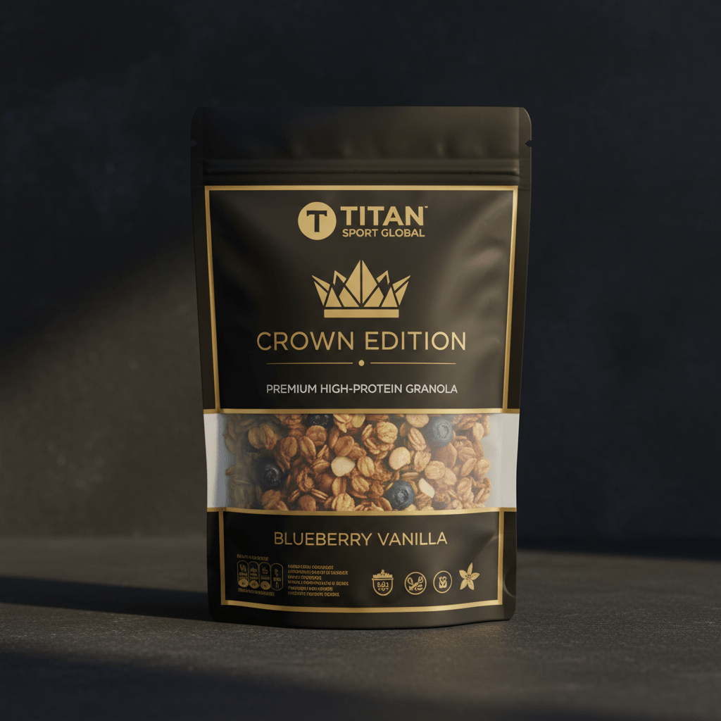Blueberry Vanilla Protein Granola — TITAN SPORT GLOBAL