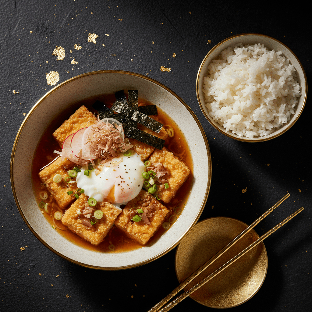 TITAN Japanese Agedashi Tofu & Egg Vegetarian Lunch Bowl