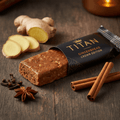 TITAN Vegan Protein Bar Gingerbread Crown Edition — 20g protein premium product shot