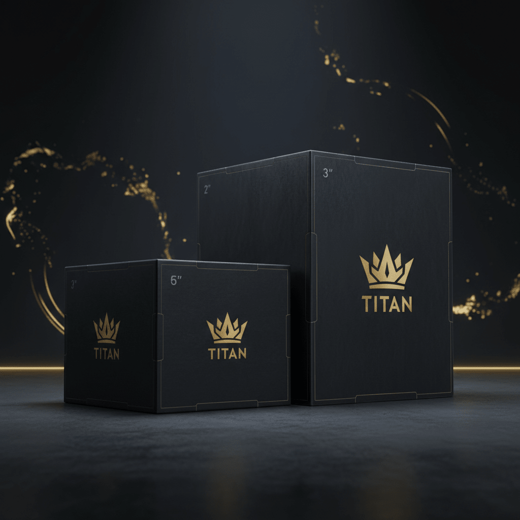 TITAN Crown Edition Adjustable Plyo Box 3-in-1