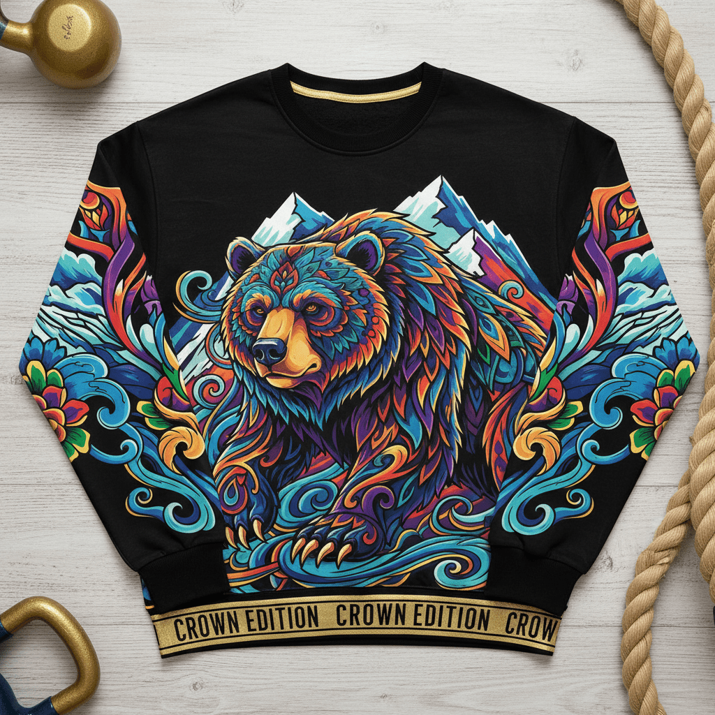 TITAN Plus Men's Grizzly Mountain Crewneck — Inclusive Crown Edition