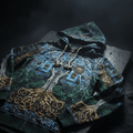 TITAN Viking Valknut Zip-Up Hoodie — Yggdrasil Edition