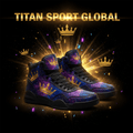 TITAN SPORT GLOBAL basketball shoes with galaxy crown pattern