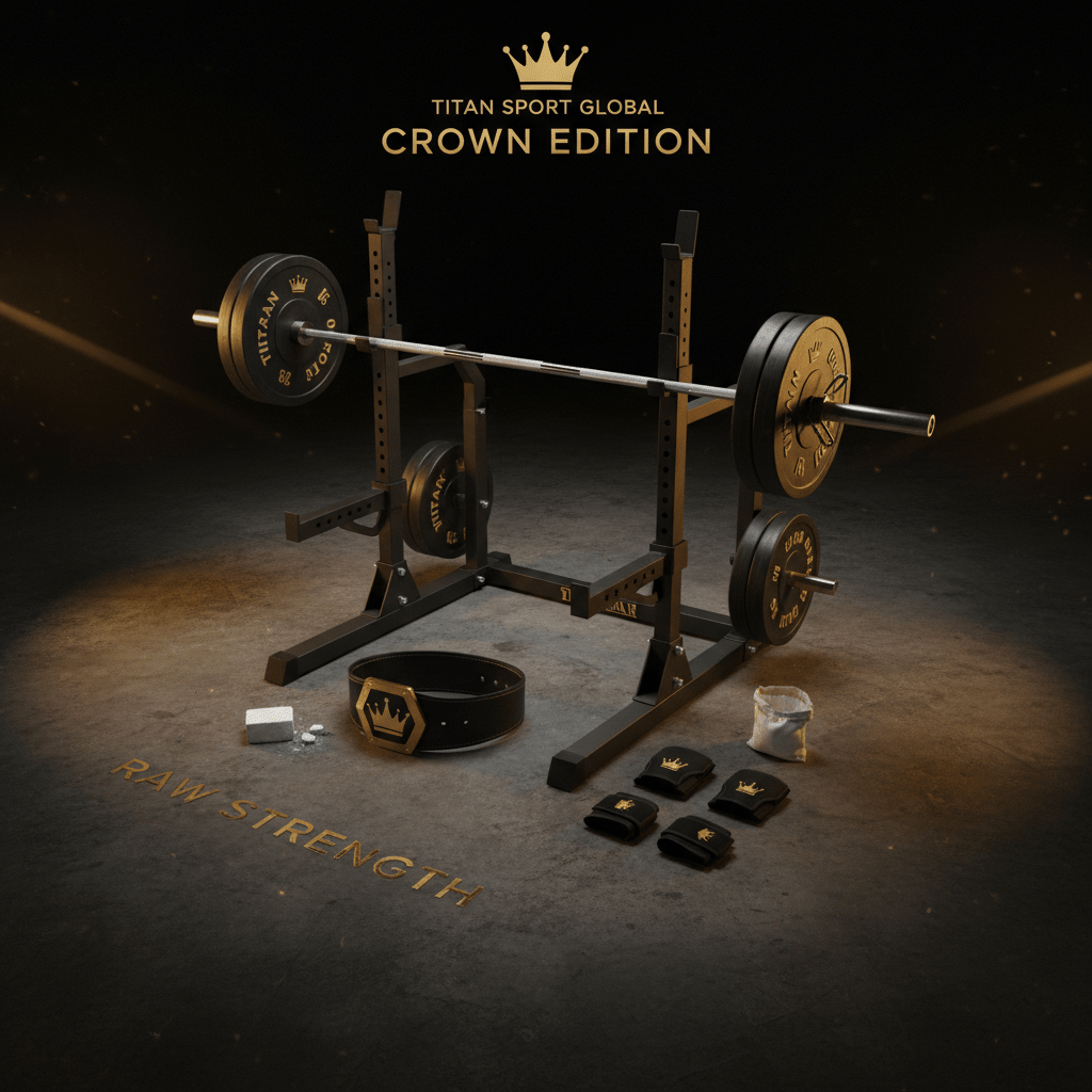 TITAN All-In-One Powerlifting Home Gym System Crown Edition