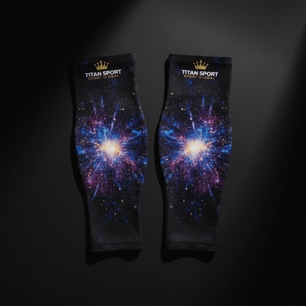 Men's Compression Calf Sleeves — Cosmic Burst
