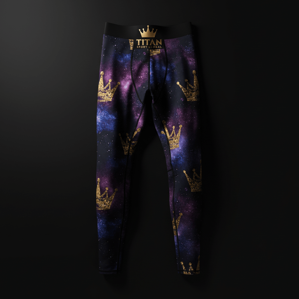 Men's Compression Full Tights — Galaxy Crown