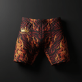 Men's Compression Shorts — Tiger Flame