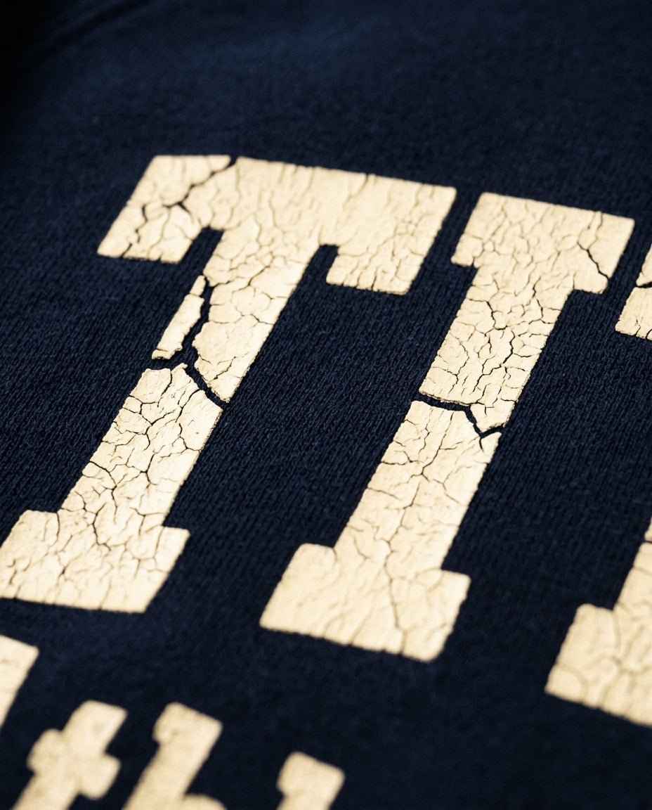 1940s Athletic Dept Hoodie - Navy Heritage