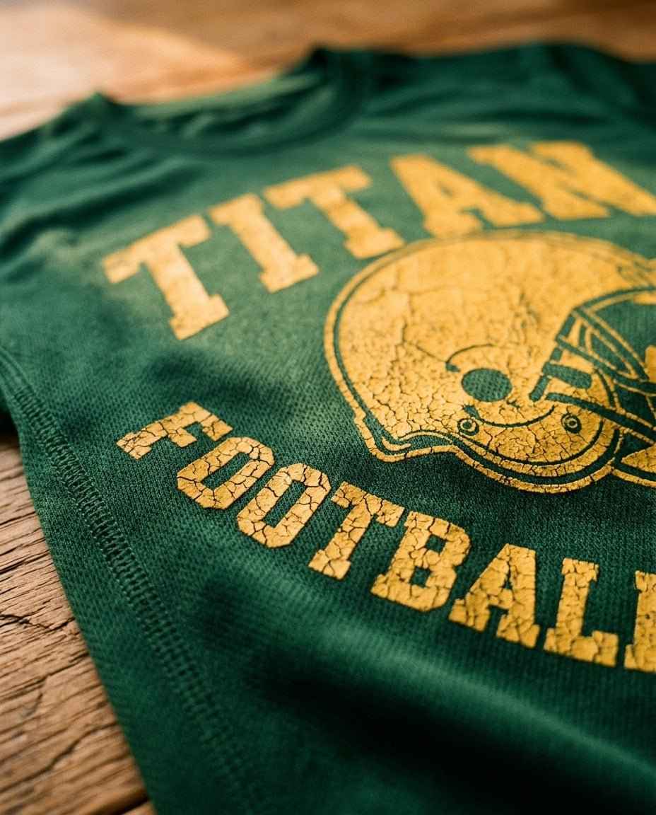 1940s Football Hero Tee - Gridiron Green