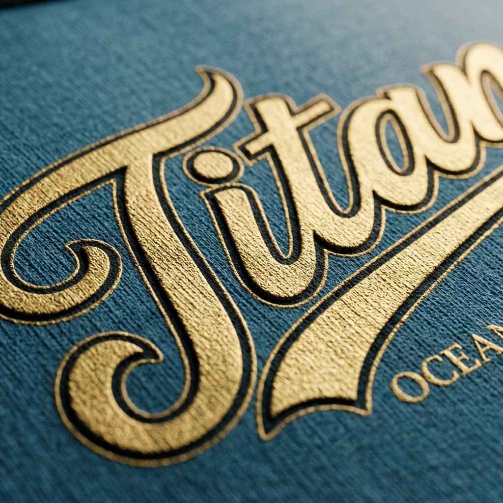 1940s Swimming Team Tee - Ocean Blue