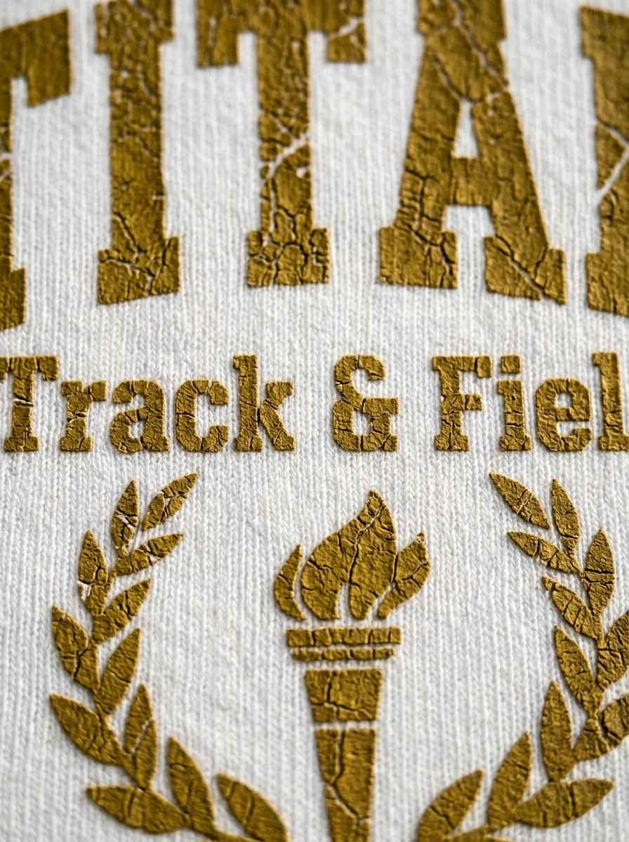 1940s Track & Field Tee - Olympic White
