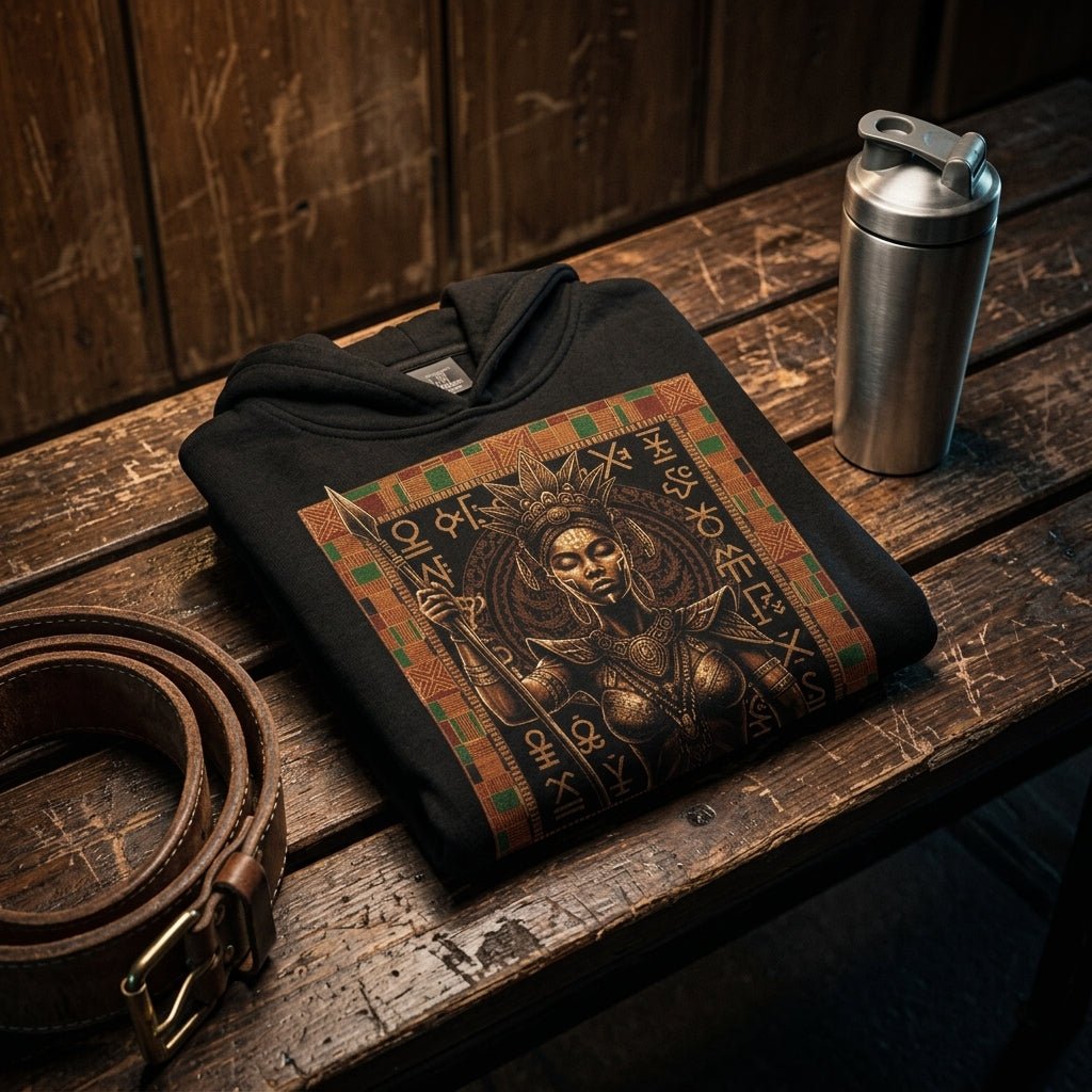Zip-up hoodie — Industrial Gym Setting | Generated by Modelize