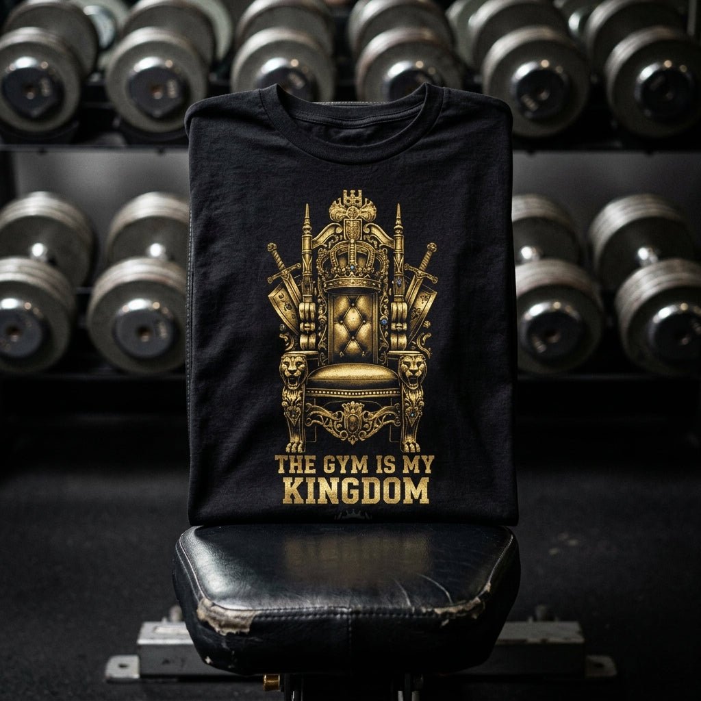 Graphic T-shirt — Gym Setting Lifestyle | Generated by Modelize