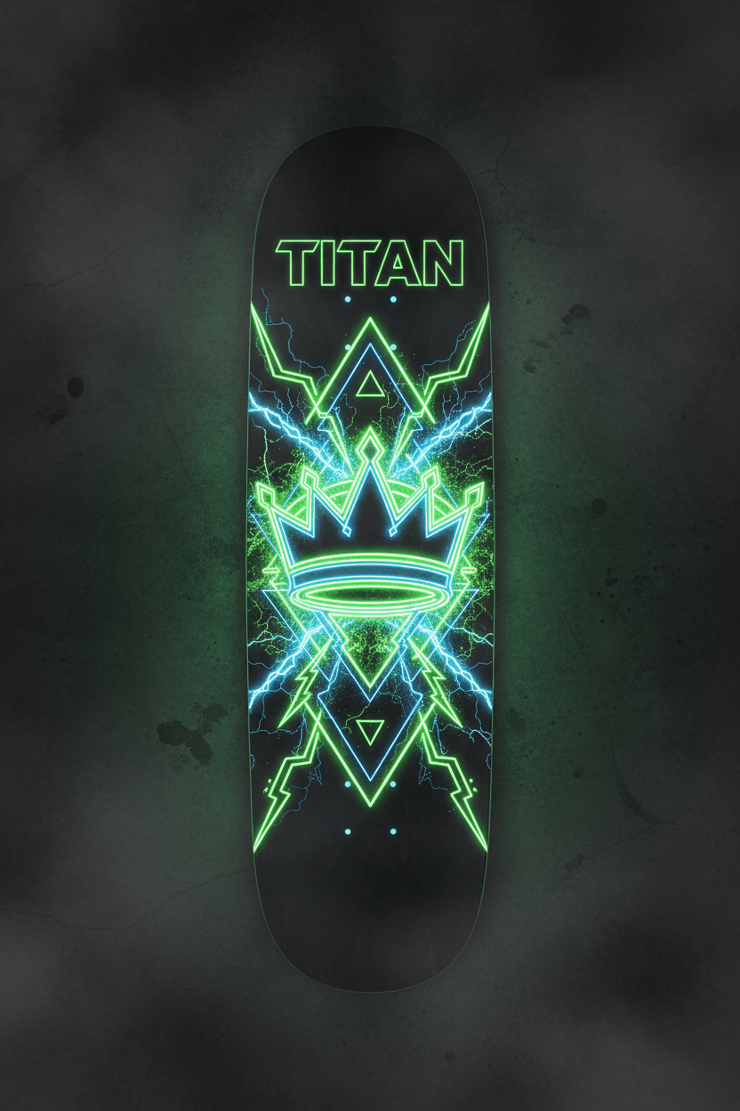 Neon Crown Lightning Deck