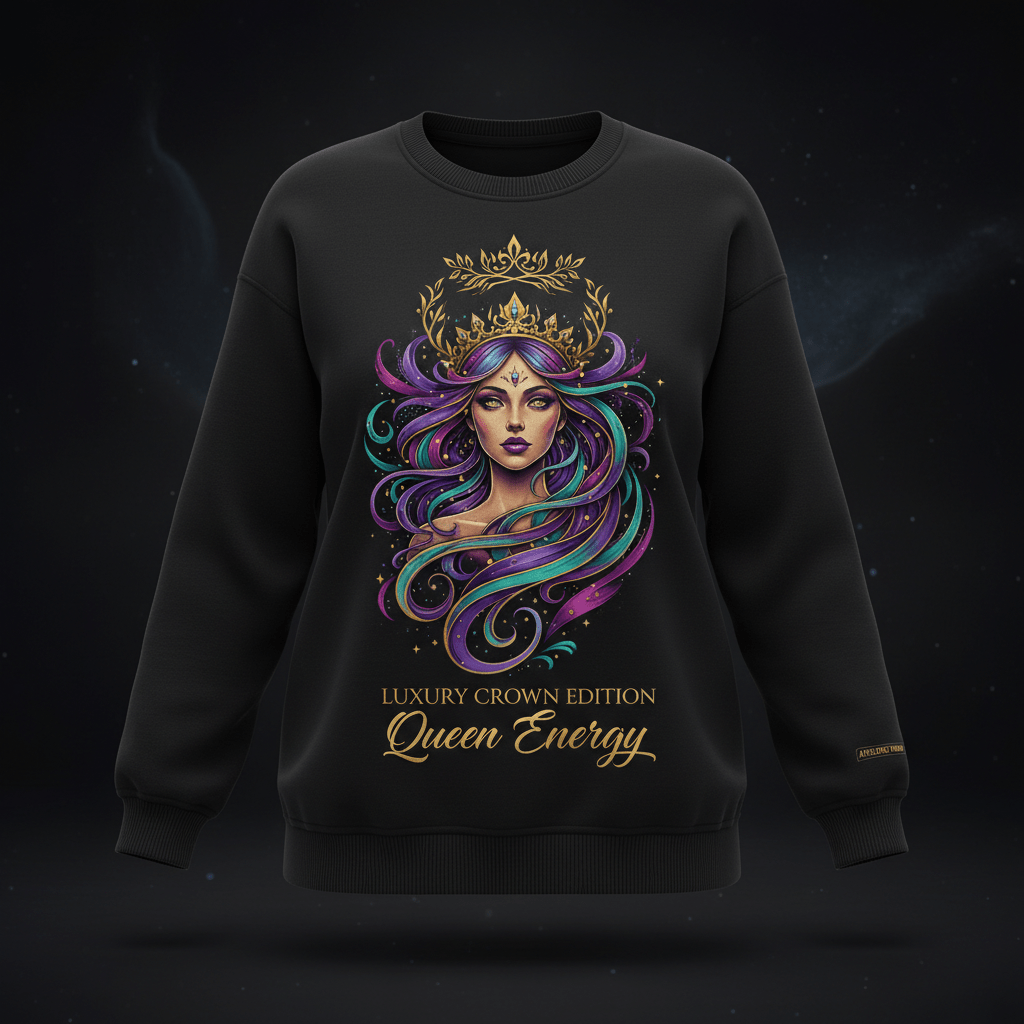 Product 5 — Aurora Goddess Crewneck