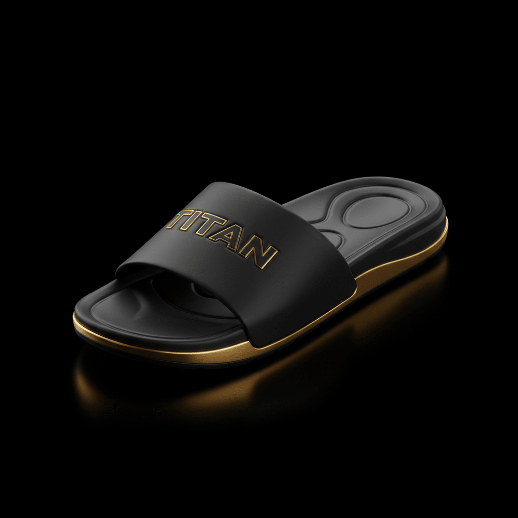 Speed Slide Black & Gold