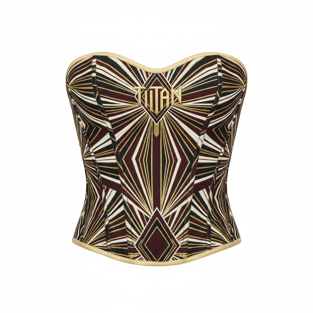 TITAN Art Deco Corset Top