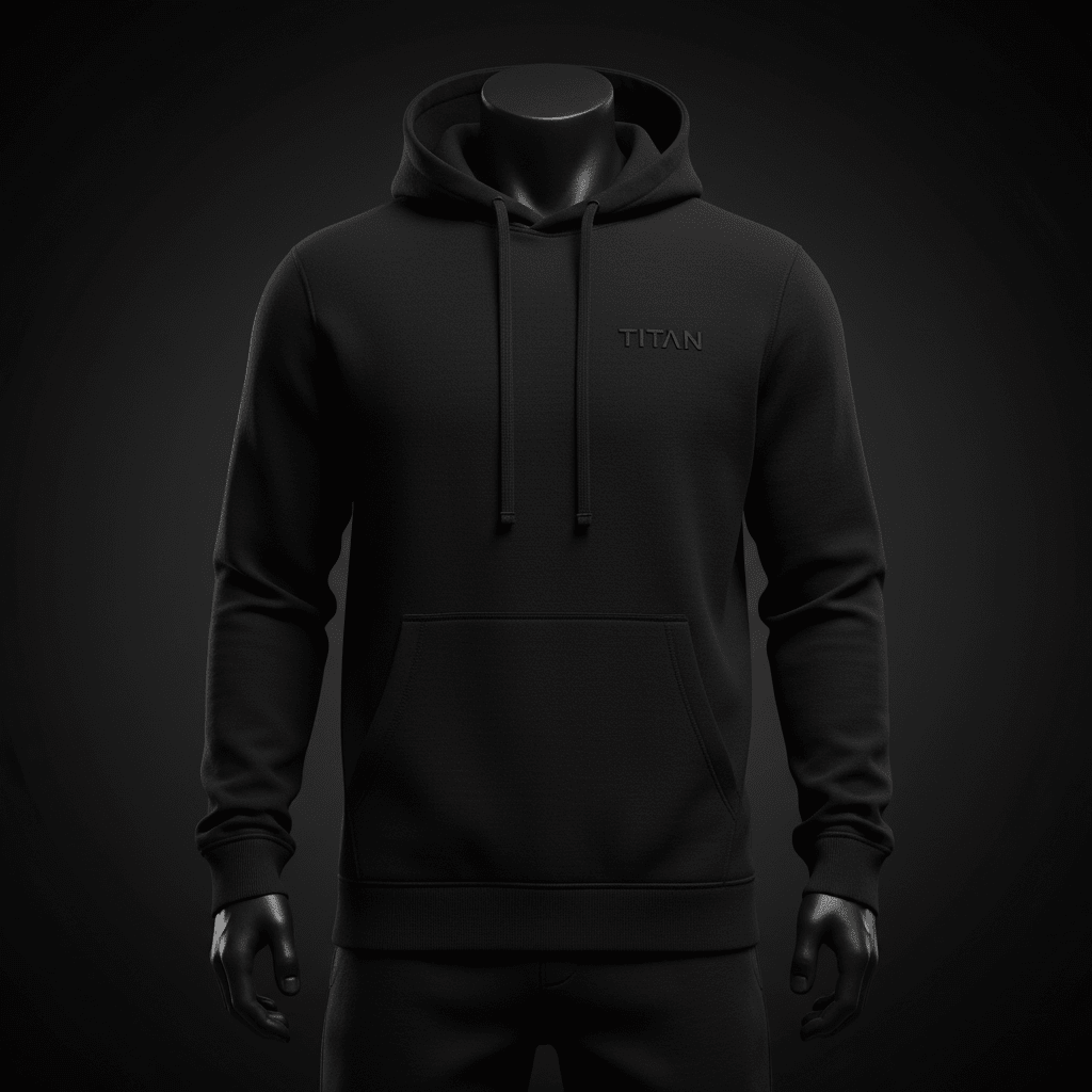 TITAN Black Hoodie