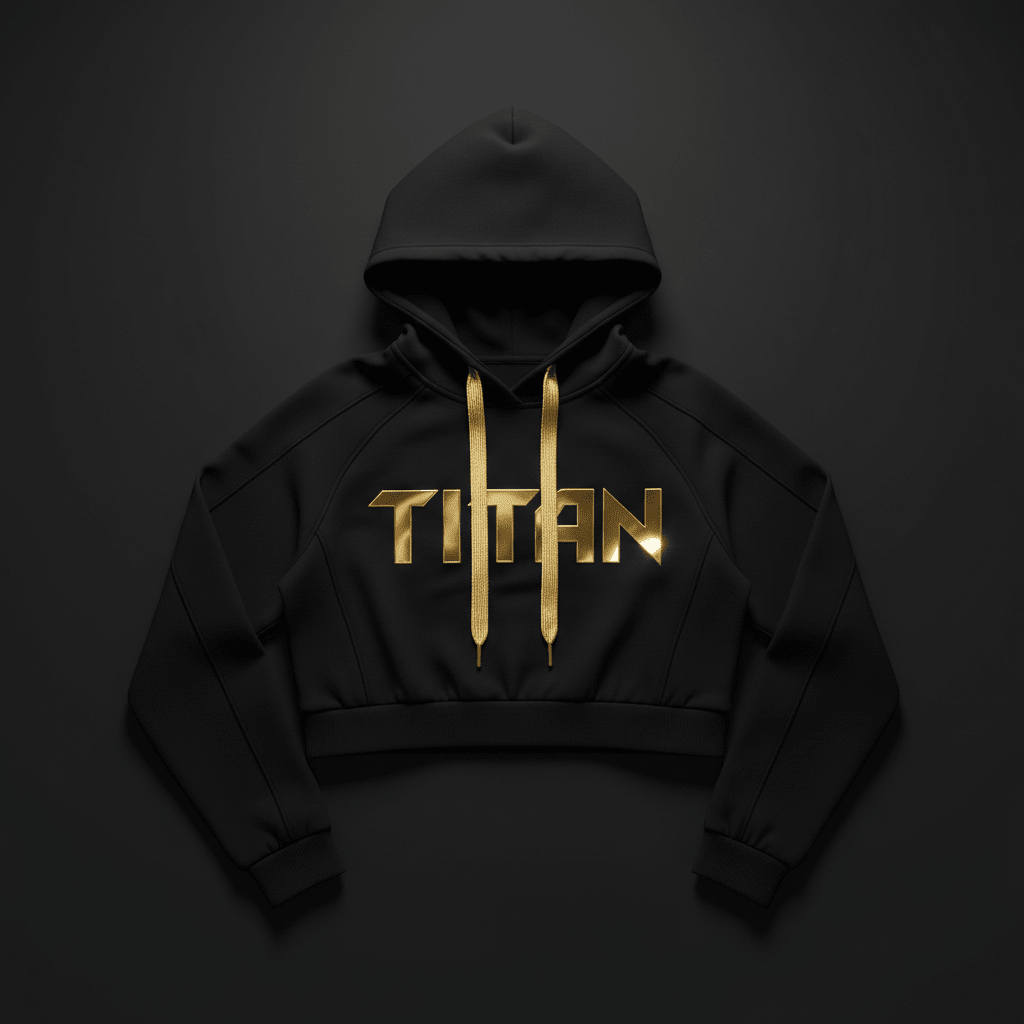TITAN Cropped Hoodie