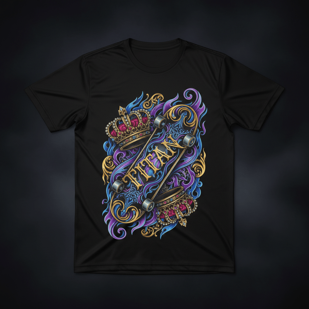 TITAN Crown Edition Fingerboard Graphic Tee